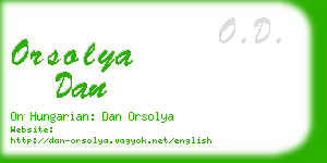 orsolya dan business card